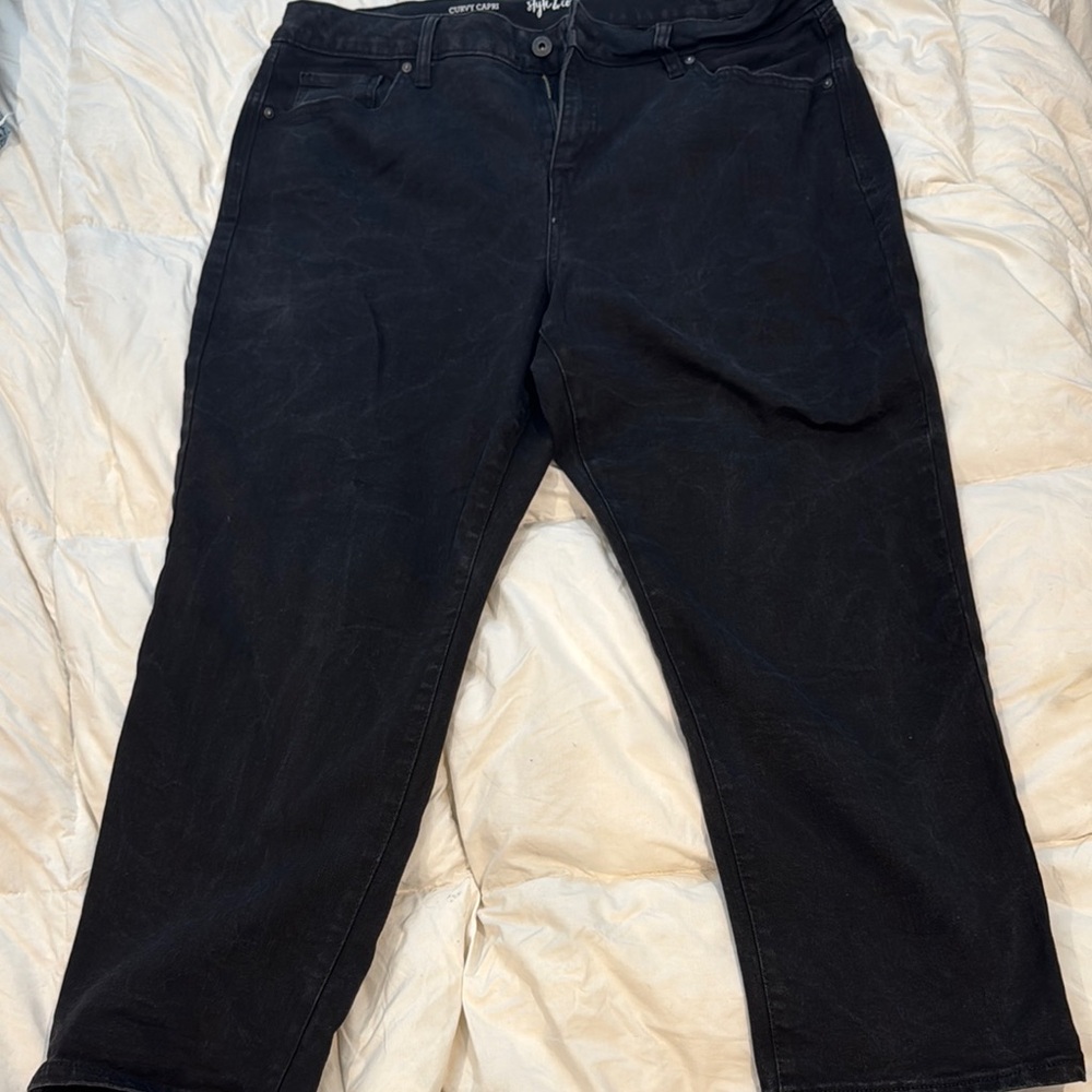 Style & Co. Women's High Rise Jeans - Black